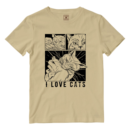 Cotton Shirt: Love Cats