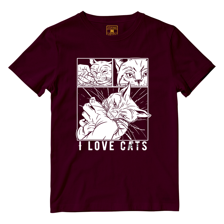 Cotton Shirt: Love Cats