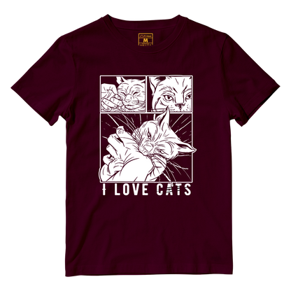 Cotton Shirt: Love Cats