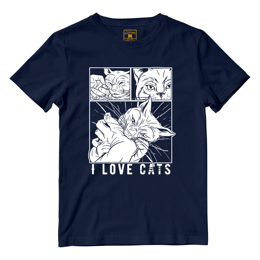 Cotton Shirt: Love Cats