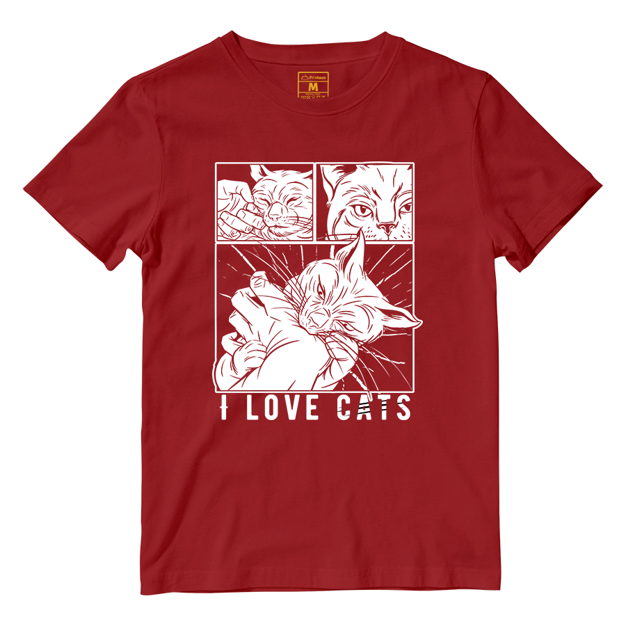 Cotton Shirt: Love Cats