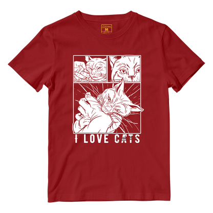 Cotton Shirt: Love Cats