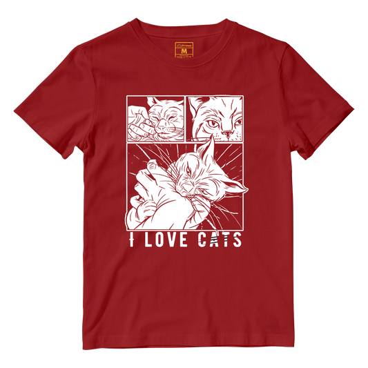 Cotton Shirt: Love Cats