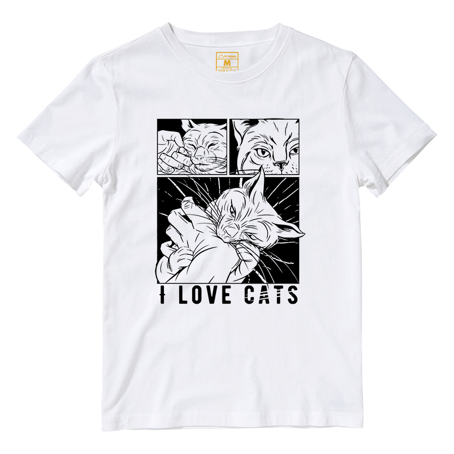 Cotton Shirt: Love Cats