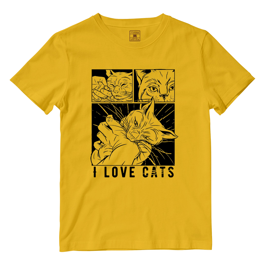 Cotton Shirt: Love Cats