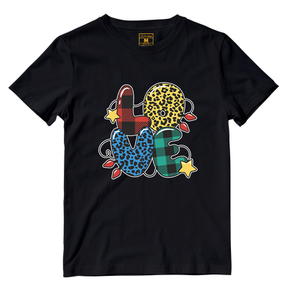 Cotton Shirt: Love Christmas Pattern