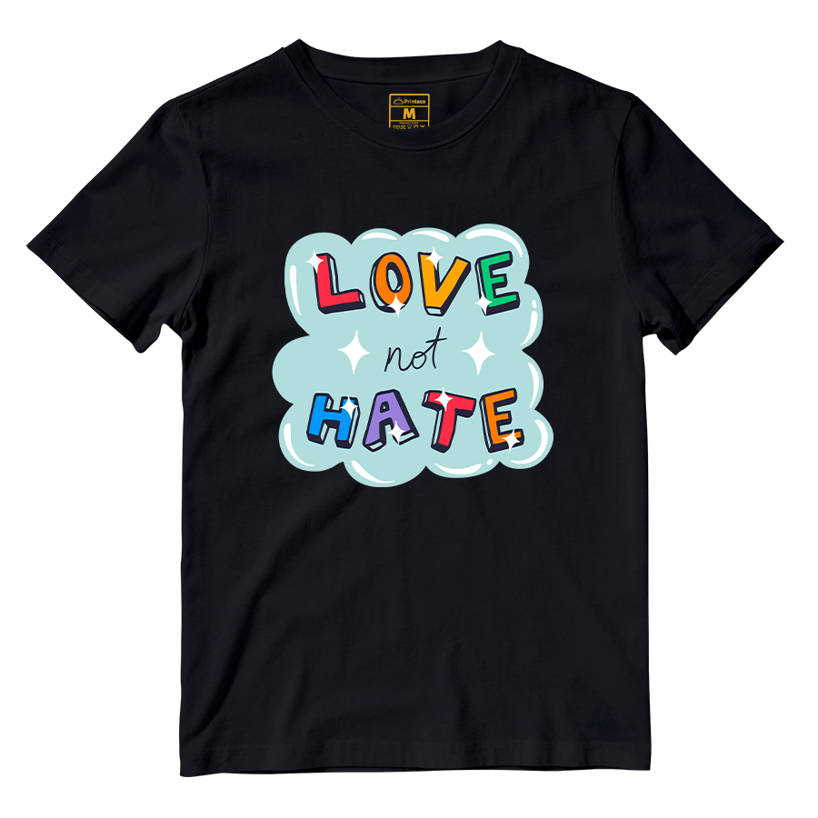 Cotton Shirt: Love not Hate