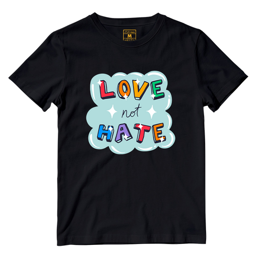 Cotton Shirt: Love not Hate