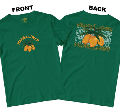Cotton Shirt: MANGA LOVER (Front and Back)