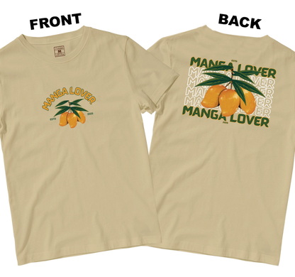 Cotton Shirt: MANGA LOVER (Front and Back)