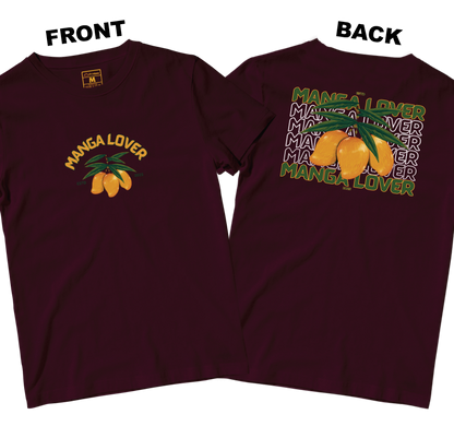 Cotton Shirt: MANGA LOVER (Front and Back)
