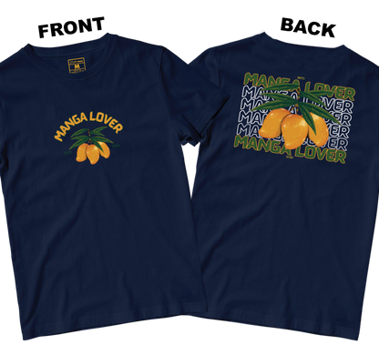 Cotton Shirt: MANGA LOVER (Front and Back)