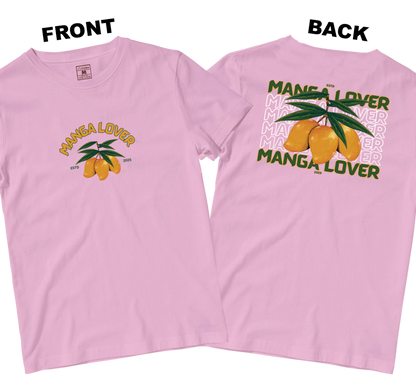 Cotton Shirt: MANGA LOVER (Front and Back)