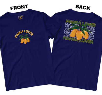 Cotton Shirt: MANGA LOVER (Front and Back)