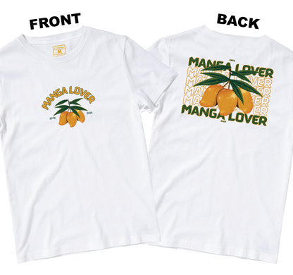 Cotton Shirt: MANGA LOVER (Front and Back)