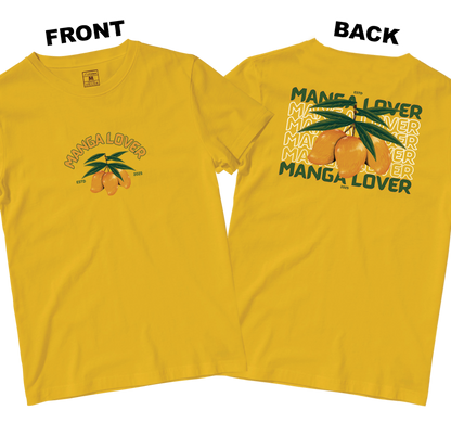 Cotton Shirt: MANGA LOVER (Front and Back)