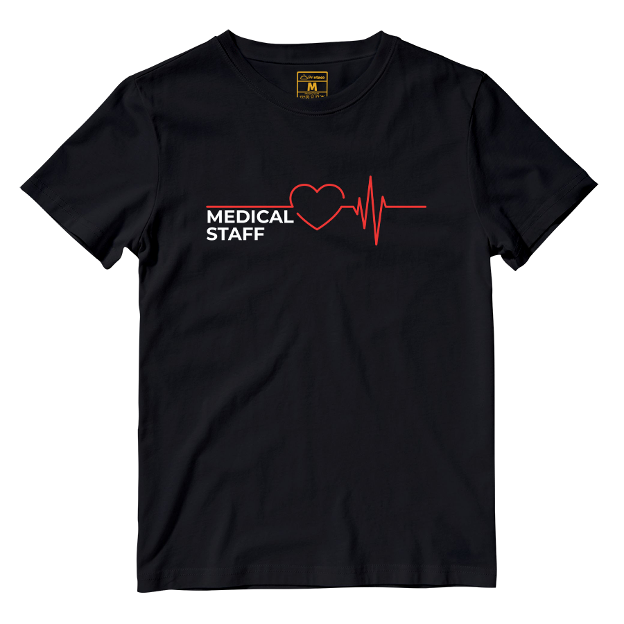 Cotton Shirt: Medical Staff Heartbeat line