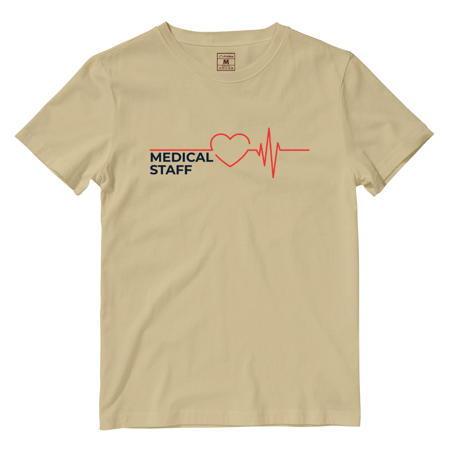 Cotton Shirt: Medical Staff Heartbeat line