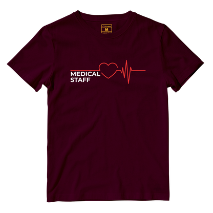 Cotton Shirt: Medical Staff Heartbeat line