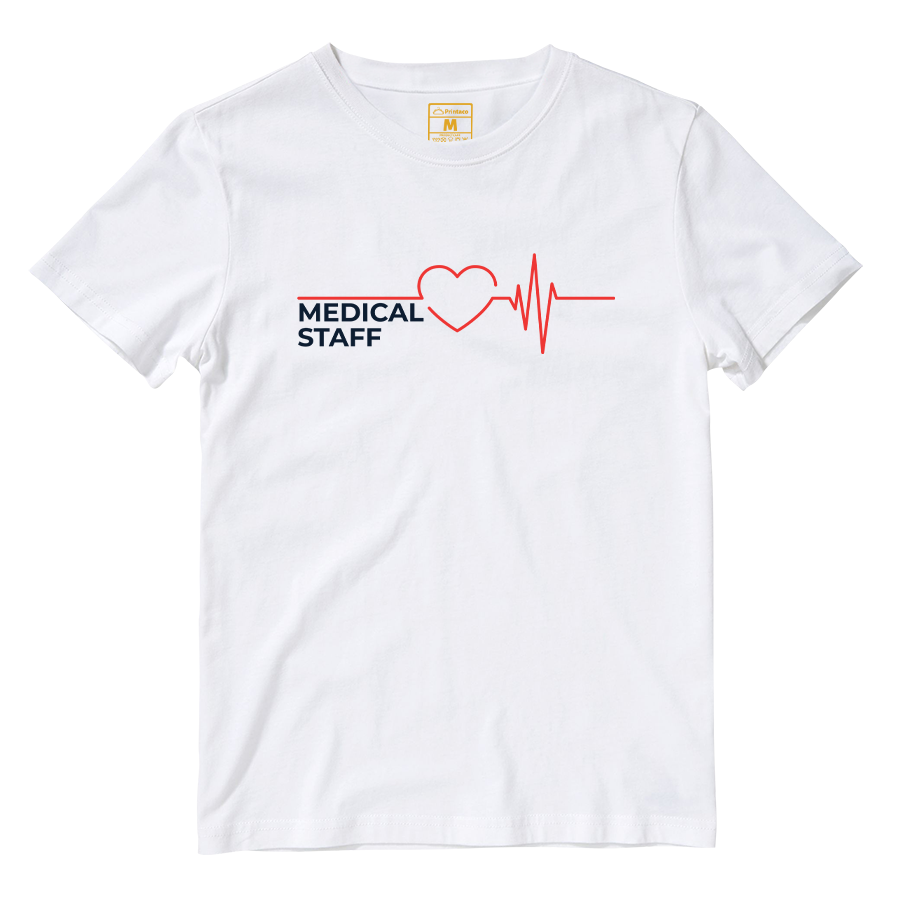 Cotton Shirt: Medical Staff Heartbeat line