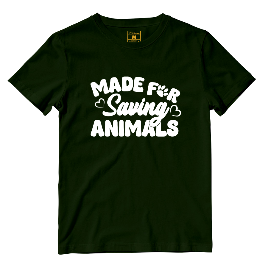 Cotton Shirt: Made For Saving Animals