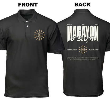 Cotton Polo Shirt: Magayon (Front and Back)