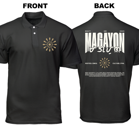 Cotton Polo Shirt: Magayon (Front and Back)