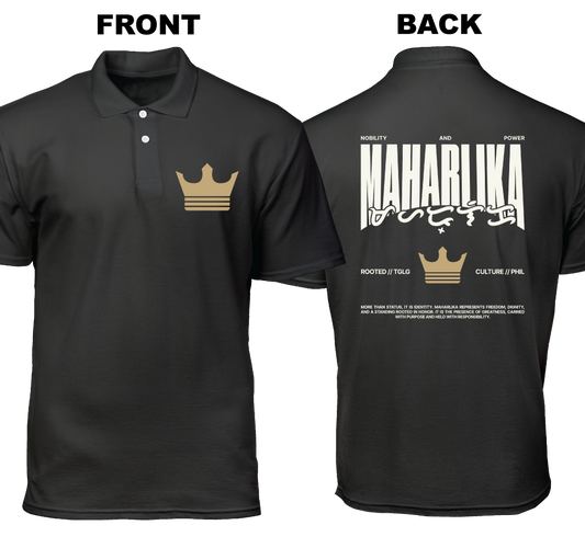 Cotton Polo Shirt: Maharlika (Front and Back)