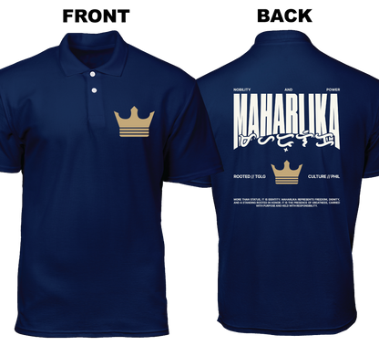 Cotton Polo Shirt: Maharlika (Front and Back)