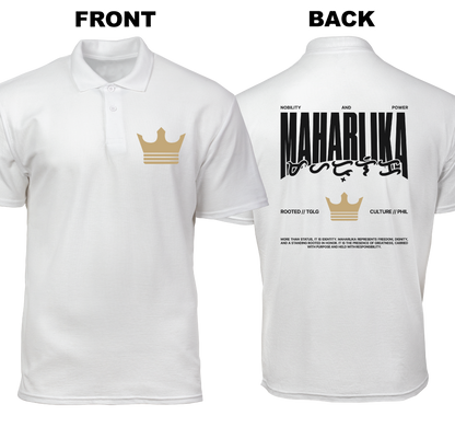 Cotton Polo Shirt: Maharlika (Front and Back)