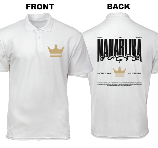 Cotton Polo Shirt: Maharlika (Front and Back)