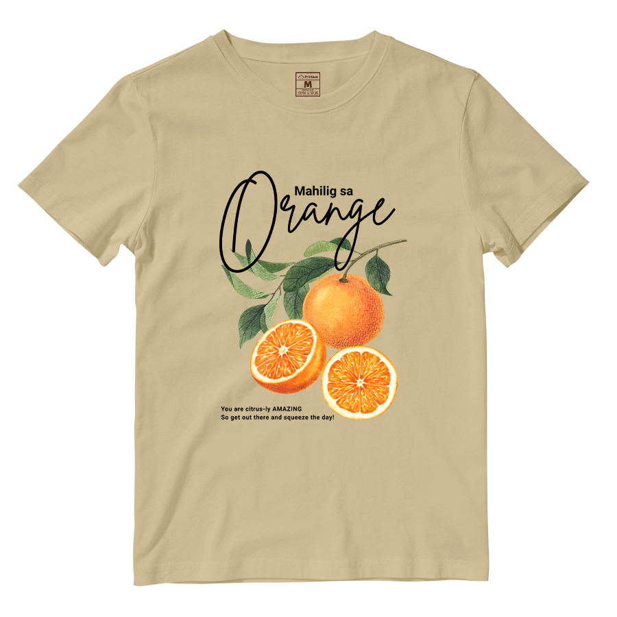 Cotton Shirt: Mahilig Sa Orange