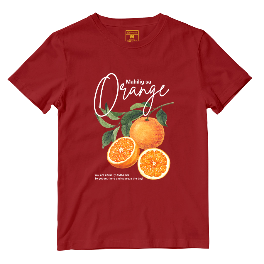 Cotton Shirt: Mahilig Sa Orange
