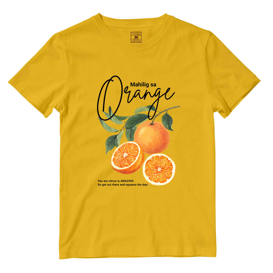 Cotton Shirt: Mahilig Sa Orange