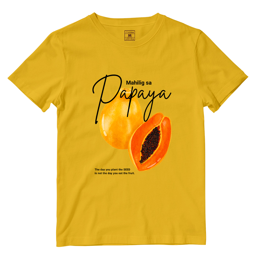 Cotton Shirt: Mahilig Sa Papaya