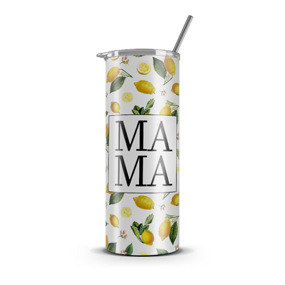 20oz. Slim Tumbler: Mama Lemon