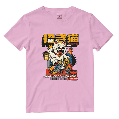 Cotton Shirt: Maneki Neko Attack