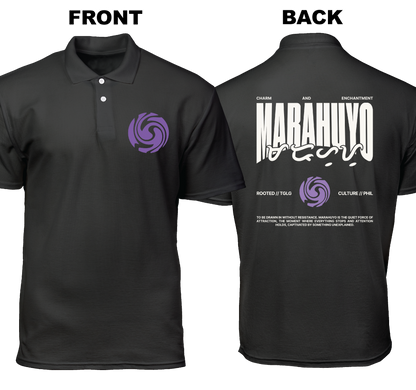 Cotton Polo Shirt: Marahuyo (Front and Back)