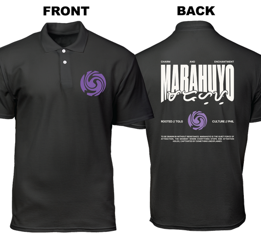 Cotton Polo Shirt: Marahuyo (Front and Back)