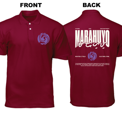 Cotton Polo Shirt: Marahuyo (Front and Back)