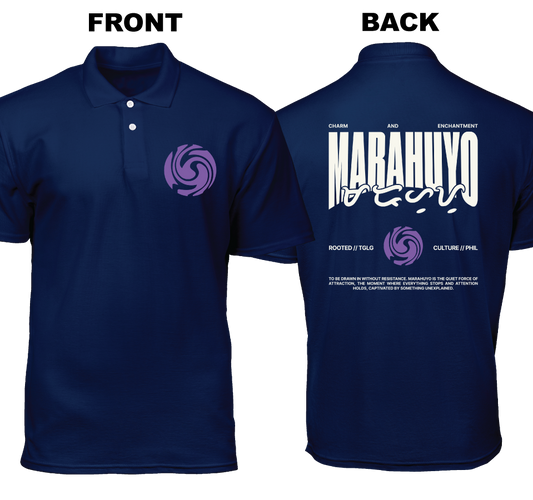 Cotton Polo Shirt: Marahuyo (Front and Back)