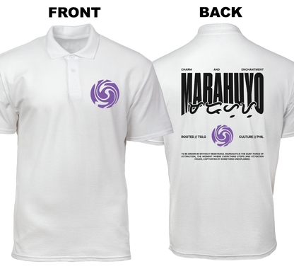 Cotton Polo Shirt: Marahuyo (Front and Back)