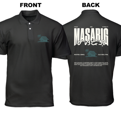 Cotton Polo Shirt: Masarig (Front and Back)