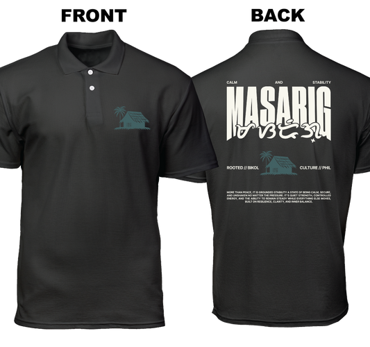 Cotton Polo Shirt: Masarig (Front and Back)