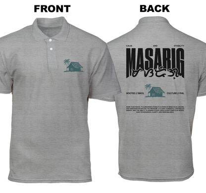 Cotton Polo Shirt: Masarig (Front and Back)