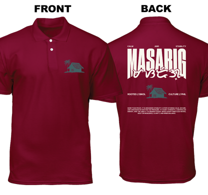 Cotton Polo Shirt: Masarig (Front and Back)