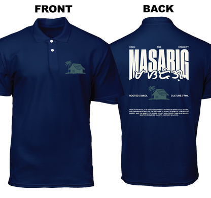 Cotton Polo Shirt: Masarig (Front and Back)