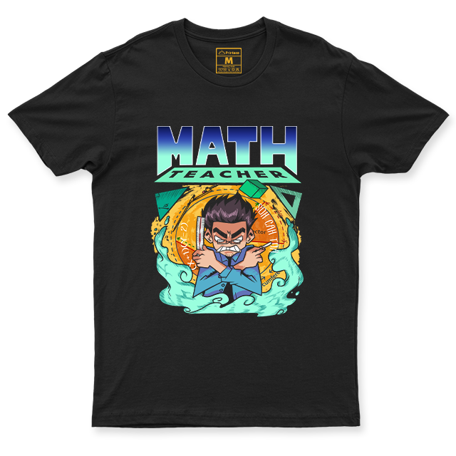 C.Spandex Shirt: Math Teacher Stressed Male