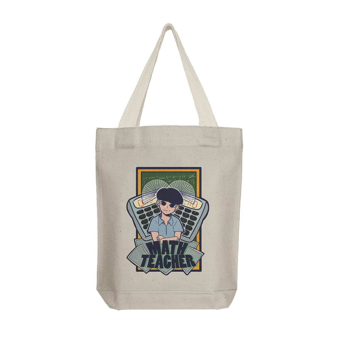 Tote Bag: Math Teacher Male