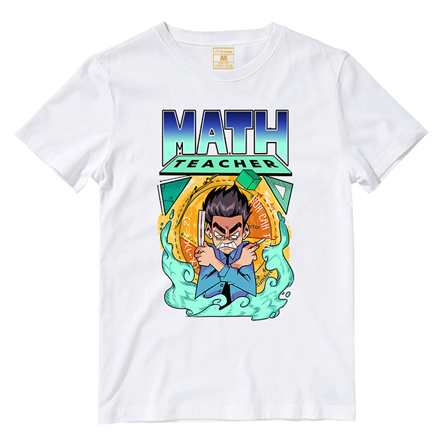 Cotton Shirt: Math Teacher Male